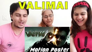 Valimai  Official Motion Poster  Ajith Kumar  H Vinoth  Zee Studios amp Boney Kapoor [upl. by Ecnahs964]