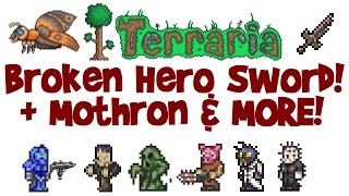 How obtain the broken hero sword in TerrariaBeginners Guide [upl. by Wolfram202]