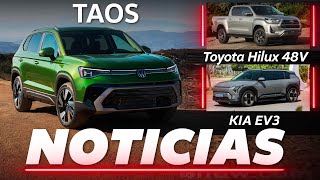 Cambios en Volkswagen Taos para 2025 🚙 Toyota Hilux se electrifica y más  Noticias [upl. by Rogerson]