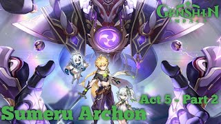 Sumeru Archon  Act 5  Part 2 JP DUB  Sub Indo  Genshin Impact [upl. by Asiralc699]