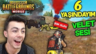 6 YAŞINDAYIM DEDİM PRO GİBİ OYNAYINCA ŞOK OLDU  PUBG Mobile [upl. by Jessen]