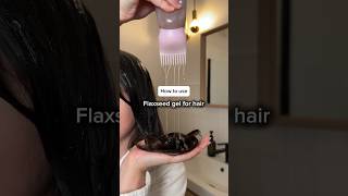 DIY Flaxseed gel for hair growth haircaretips hairgrowthtips hairtok [upl. by Yduj]