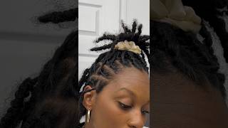 STARTER LOC STYLES ON SHORT LOCS  2 STRAND TWIST  LOC JOURNEY [upl. by Lemar]