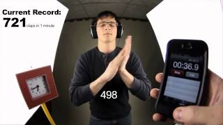 Record du monde 802 claps dans les main en 1 minute [upl. by Malcolm]