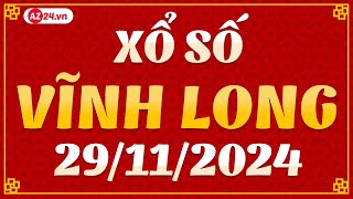 Xổ số Vĩnh Long ngày 29 tháng 11  XSVL  SXVL  XSVLONG  Kết quả xổ số Vĩnh Long hôm nay thứ 6 [upl. by Arathorn]