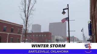 Bartlesville Oklahoma Winter Storm February 14 2021 [upl. by Baskett699]