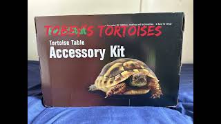 Habistat Tortoise Table Accessory Kit Review [upl. by Einaffets]