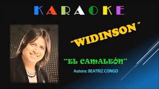 Karaoke  Bomba  El Camaleón  Widinson  Autora Beatriz Congo [upl. by Kissel]