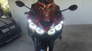 Kawasaki Ninja ZX14R Special Ed mods update 4K UHD [upl. by Nylhtiak]