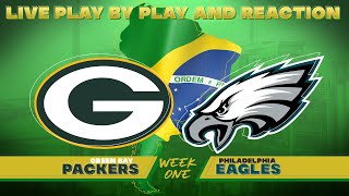 Packers vs Eagles Live Play by Play amp Reaction [upl. by Everara858]