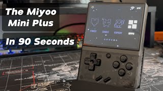 Miyoo Mini Plus in 90 seconds  Bytesized consoles [upl. by Ttelracs]