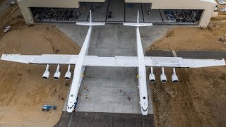 Stratolaunch Aircraft First Rollout World’s Largest Plane by Wingspan [upl. by Livia]