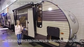 2017 Forest River RV Cherokee Wolf Pup 16FQ [upl. by Aerdnael]