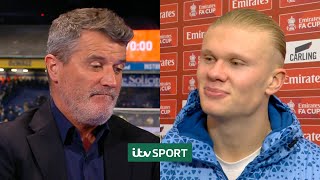 🦾 quotThe kid is a machinequot  Roy Keane reacts as Erling Haaland scores FIVE for Man City  ITV Sport [upl. by Eiryk]