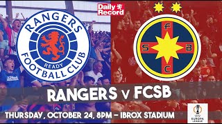 Rangers v FCSB live stream and TV details plus team news in our Europa League match preview [upl. by Ronnholm]