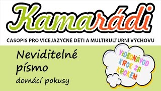 Domácí pokusy  neviditelné písmo [upl. by Ayocat]