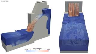 Spillway wOpenFOAM [upl. by Cl]