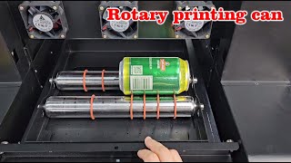 Rotary printing can UV PRINTER [upl. by Devan]