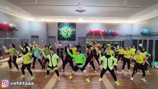 MI GENTE HOMECOMING LIVE  BEYONCE FT J BALVIN  DANCE  ZUMBA  CHOREOGRAPHY  EDITA FEBRIANA [upl. by Danita]