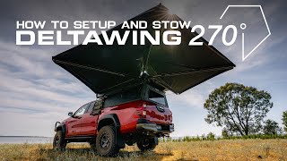 How To Setup and Stow Your 270 Degree Awning  Ironman 4x4 [upl. by Ainud]