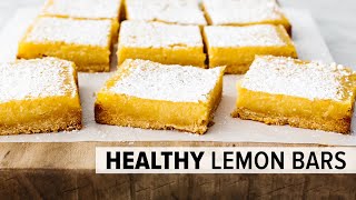 LEMON BARS  easy healthy glutenfree lemon bars [upl. by Marjie575]