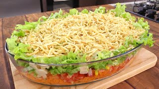 SALADA SIMPLES E DELICIOSA Molho Perfeito [upl. by Elconin]