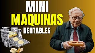 Esto SÍ da DINERO en 2024 – 12 Mini Maquinas Para Comida Callejera [upl. by Eiramanna]