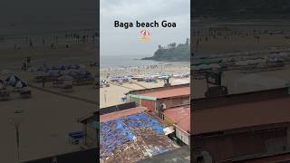 Baga beach Goa 😍 shorts shortsvideo goa [upl. by Noel]