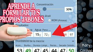 ¿CÓMO USAR LA CALCULADORA PARA JABONES SAPONIFICADOS [upl. by Laks769]