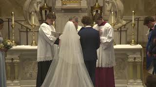 Nuptial Mass of Libby Rumore and Louis Todd [upl. by Kass]