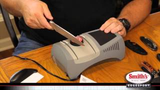 Smiths Adjustable Edge Pro Electric Knife Sharpener  Features amp Usage Video [upl. by Amorete926]