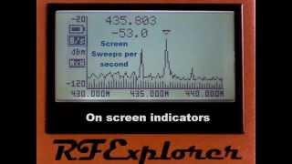 Introducing RF Explorer  Handheld Spectrum Analyzer [upl. by Lebasile861]