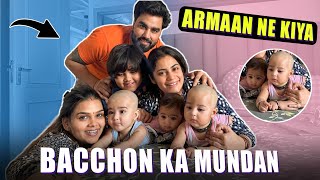 ARMAAN NE KIYA BACCHON KA MUNDAN  Armaan Malik [upl. by Rubbico]