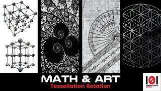 How to draw Rotation Tessellation Pattern Math amp Art project for kids [upl. by Yssak616]