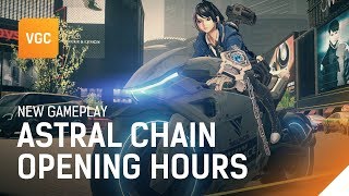 Astral Chain opening hours gameplay [upl. by Cirde]