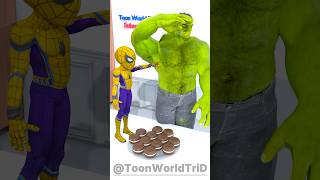 SpiderMan Secretly Eats Hulk’s Choco Macaron 🍫🍪 gta [upl. by Amund]