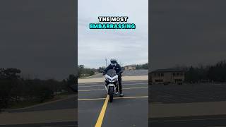 Most Embarrassing Motorcycle Moment ninja400 motorcycle biketok bike sportbike shorts [upl. by Onailil252]