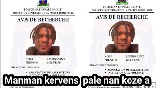 Manman Kervens pale Apre DCPJ mete avis de recherche dèyè pitit li a [upl. by Stewart]