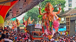 Mumbai Ganpati MahaVisarjan Miravnuk  Ganesh Galli  Chintamani  Narepark  YASH CHAVAN VLOGS [upl. by Aizirtap717]