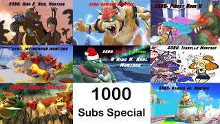 1000 Subs Special  A Montage Collab Super Smash Bros Ultimate [upl. by Suravaj443]