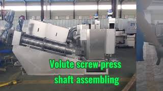 Volute Screw Press Assembling [upl. by Haymo]