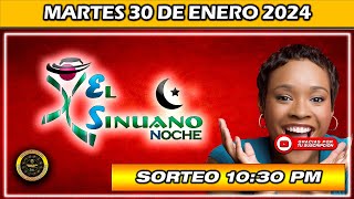 Resultado de EL SINUANO NOCHE del MARTES 30 de enero del 2024 chance sinuanonoche [upl. by Hadeis]