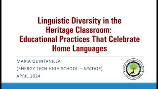 Linguistic Diversity [upl. by Lillith]