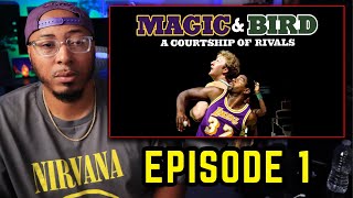 First Time Watching  Magic Johnson and Larry Bird A Courtship of Rivals Basketball Reaction [upl. by Klinges]