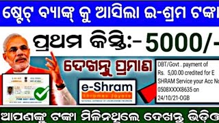 e shram card benefits odia  e shram card apply last date [upl. by Eemiaj]