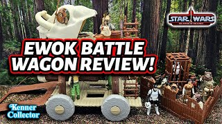 Rare Kenner EWOK Battle Wagon and Endor Custom Figures [upl. by Paff]