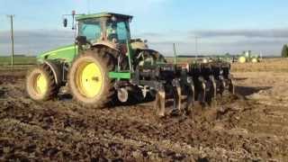 John Deere 8330  Great Plains Subsoiler [upl. by Esserac]