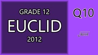 Euclid 2012 10 [upl. by Arahsal]