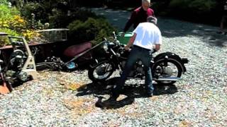 BMW R50 first start after restoration [upl. by Dobrinsky]