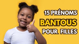 Prenoms BantousKongo Voici comment nommer ta fille [upl. by Monto]